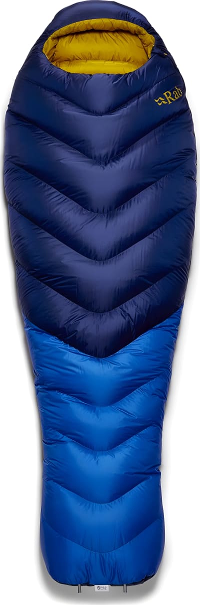 Спальний мішок Rab Neutrino 800 Right Zip, Nightfall Blue