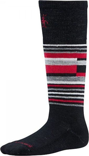 Шкарпетки дитячі Smartwool Wintersport Stripe, Black