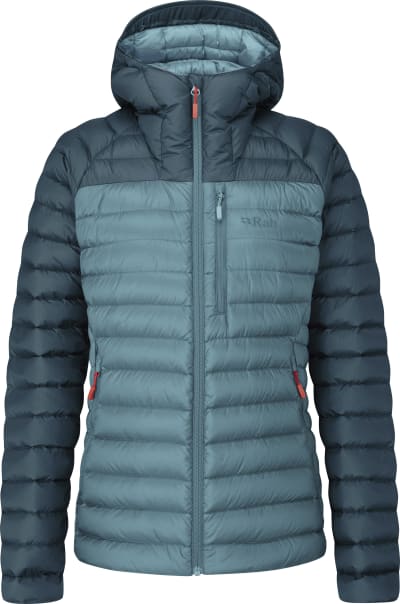 Пуховик жіночий Rab Microlight Alpine Jacket, Orion Blue/Citadel – Синій комбінований