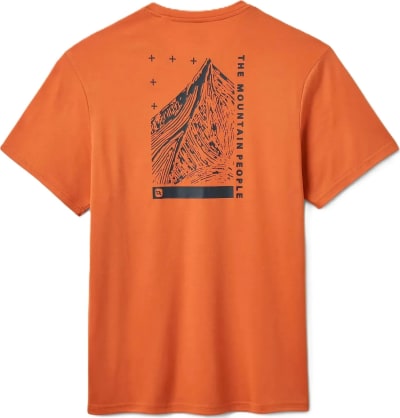 Футболка чоловіча Rab Crimp Esker Tee, Dark Melba – Рожевий