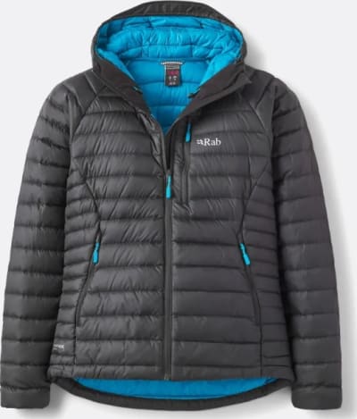 Пуховик жіночий Rab Microlight Alpine Jacket, Black – Чорний