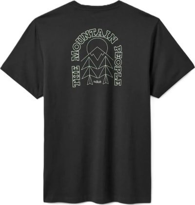 Футболка чоловіча Rab Stance Cirque Tee, Black Beluga – Сірий
