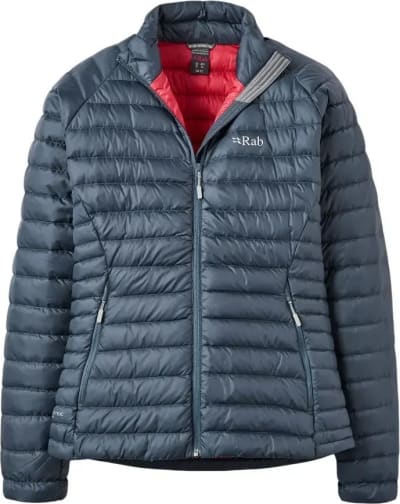 Куртка жіноча Rab Microlight Jacket, Steel – Сірий
