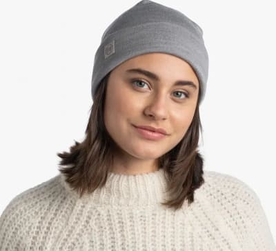 Шапка Buff Merino Heavyweight, Solid Light Grey