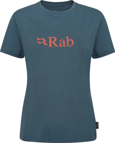 Футболка жіноча Rab Tuku Logo Tee, Orion Blue – Синій