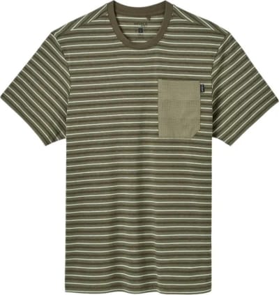 Футболка чоловіча Rab Rivelin Stripe Tee, Light Khaki – Світло-хакі