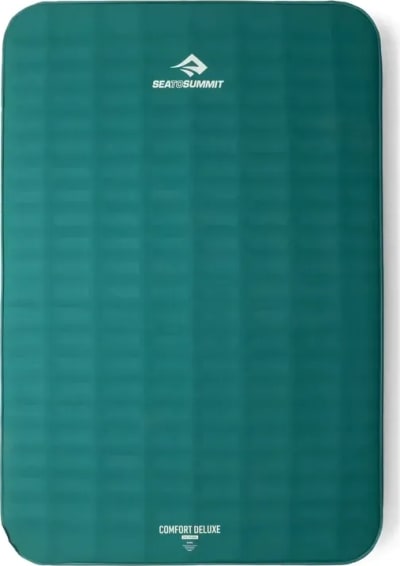 Килимок самонадувний Sea to Summit Comfort Deluxe Self Inflating Mat Double – Темно-зелений