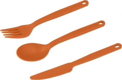 Набір столового приладдя Sea to Summit Camp Cutlery Set 3P – Помаранчевий