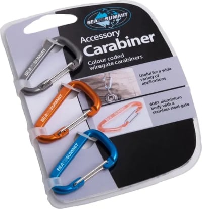 Карабін Sea to Summit Accessory Carabiner 3 Pack Mix Color – Помаранчевий
