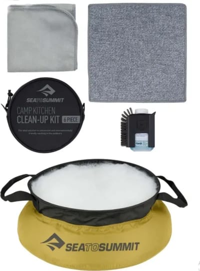 Набір для миття посуду Sea to Summit Camp Kitchen Clean-up Kit – Олива