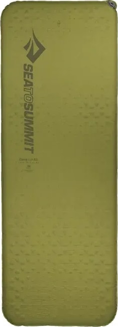Самонадувний килимок Sea to Summit Camp Mat, 198 × 64 × 3,8 см, 198 см – Олива