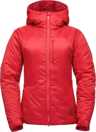 Куртка утепленная женская Black Diamond Stance Belay Parka PrimaLoft, Maroon