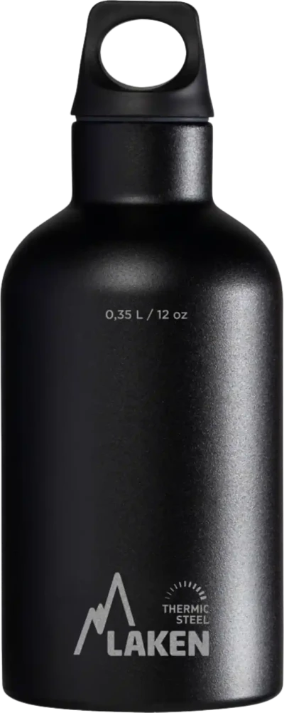 Термопляшка Laken Futura 0,35 л, Чорний