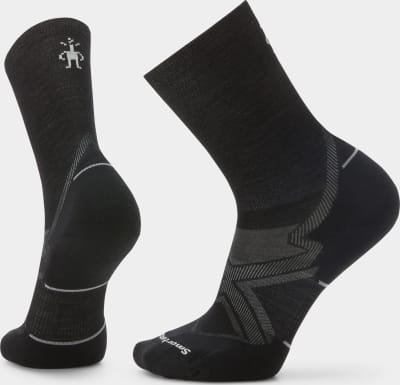 Шкарпетки чоловічі Smartwool Run Cold Weather Targeted Cushion Crew, Black – Чорний