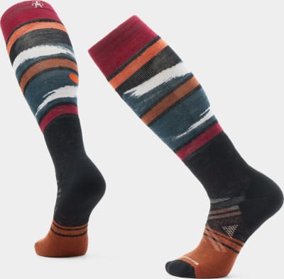 Шкарпетки чоловічі Smartwool Ski Full Cushion Midnight Ski Pattern OTC, Black – Чорний