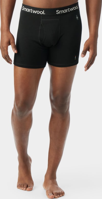 Труси чоловічі Smartwool Merino Boxer Brief, Black – Чорний