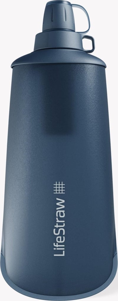 Пляшка-фільтр для води LifeStraw Peak Squeeze 1 л, Mountain Blue