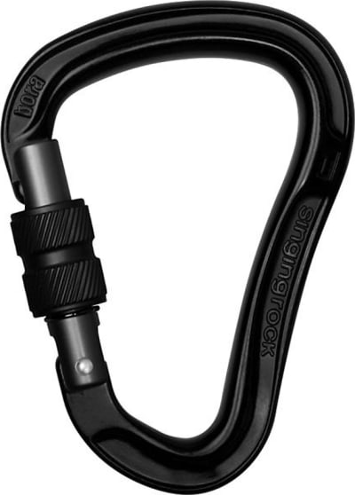 Карабін Singing Rock Bora Screw HMS, Black