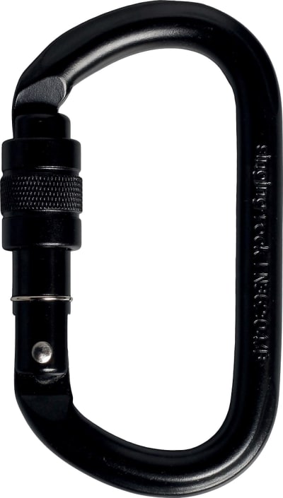Карабін сталевий Singing Rock Oval Steel Connector Screw, Black