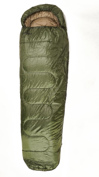 Спальний мішок кокон Totem Hunter XXL, +10°C – Оливковий (Правий)