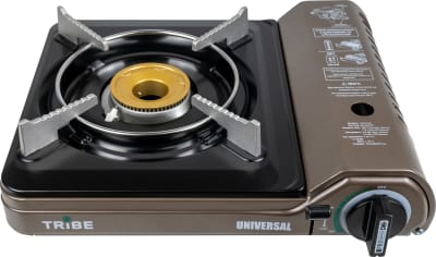 Плита газова портативна Tribe Universal з перехідником на великий балон