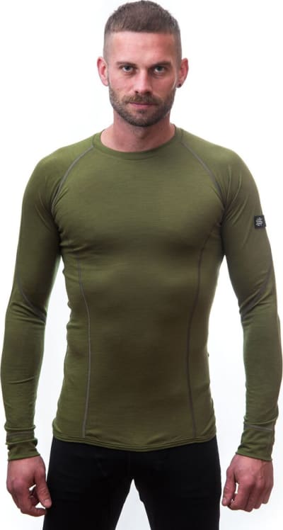 Термокофта чоловіча Sensor Merino Active – Олива