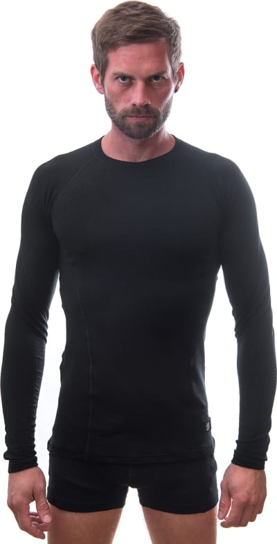 Термокофта чоловіча Sensor Merino DF – Чорний