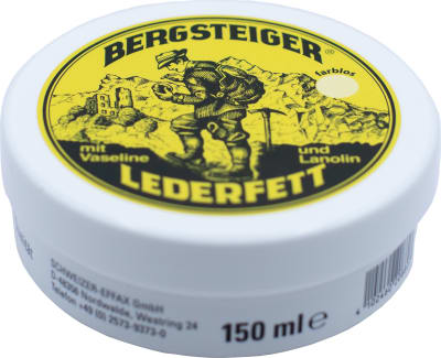 Просочення Hey-Sport Bergsteiger-Leather-Grease 150 мл, Безбарвний