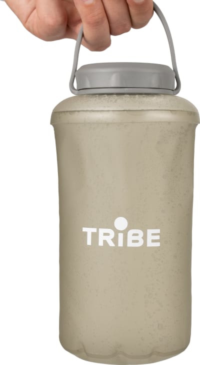 Пляшка Tribe Soft Bottle 1 л TPU м'яка, Сіра