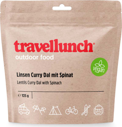 Сублимированное блюдо Travellunch Чечевичный дал-карри со шпинатом 125 г