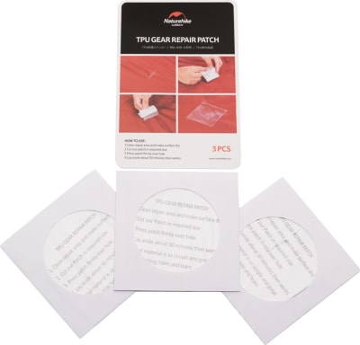 Набір латок Naturehike NH GR patch, 3 шт 7 × 7см, прозорі – Transparent