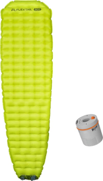 Матрац самонадувний Flextail Tiny Sleeping Pad R09 AVS Mummy, Зелений