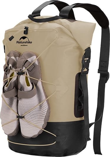 Рюкзак водонепроникний Naturehike NH21FSB04, 40 л – Бежевий