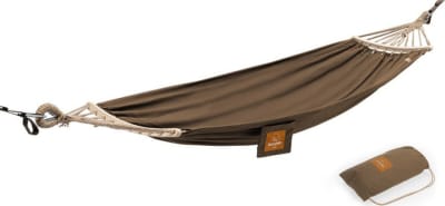 Гамак одномісний без перекидання Naturehike CNK2450WS018, бавовна – Коричневий