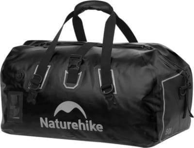 Водонепроникна дорожня сумка Naturehike CNK2450XB015, чорна, 90 л – Чорний