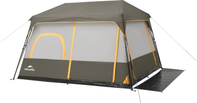 Намет шестимісний Naturehike Cape 8.4 CNK2450WS050 з швидким розкриттям, сіро-коричневий