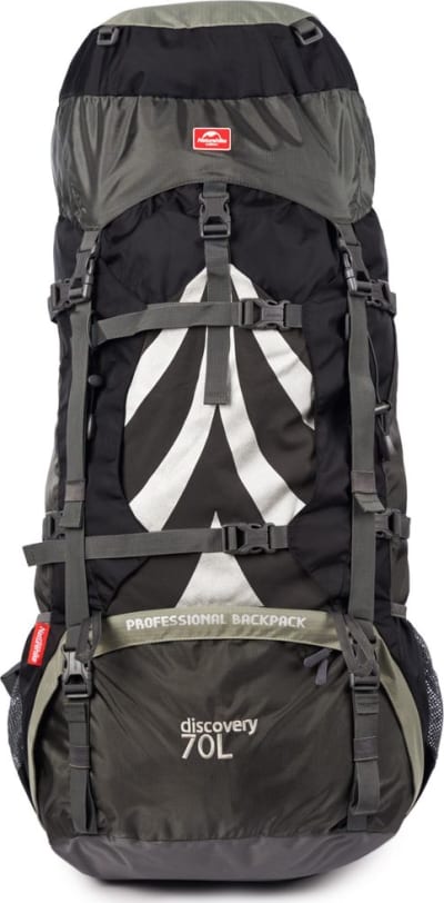 Рюкзак туристичний Naturehike NH70B070-B – Чорно-Сірий