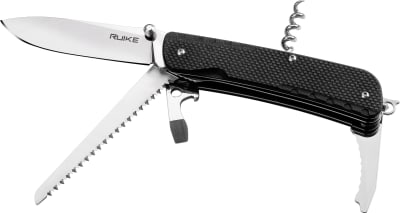 Ніж багатофункціональний Ruike Trekker LD32, 13 інструментів, Чорний