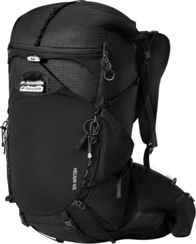 Рюкзак туристичний Naturehike Helium Black M – Чорний