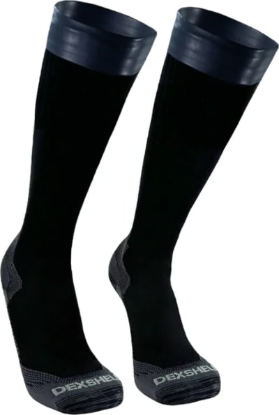 Шкарпетки водонепроникні DexShell Wading Pro Socks чорні L (43-46), чорний