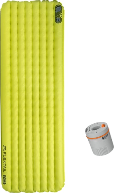 Самонадувний килимок Flextail Tiny Sleeping Pad R03 AVS L 196 × 65 × 7 см Green – Зелений