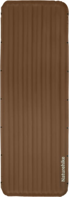 Матрац туристичний надувний одномісний Naturehike CNK2450WS034, 198 × 68 × 9.5 см, коричневий, для кемпінгу із мішком для надування
