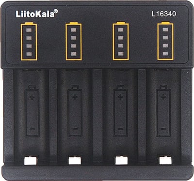 Зарядний пристрій LiitoKala Lii-L16340, Чорний