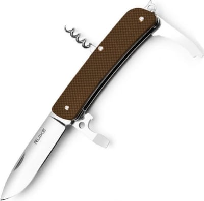 Ніж багатофункціональний Ruike Criterion L21, коричневий