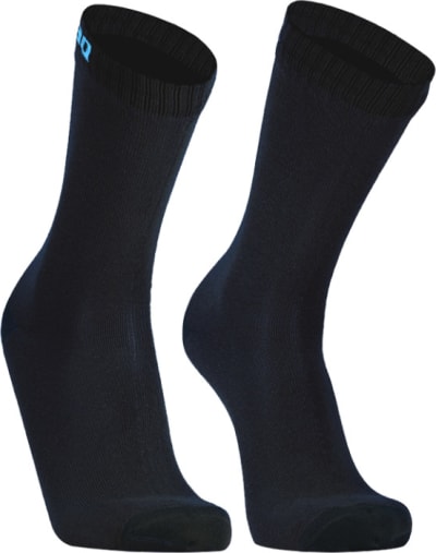 Шкарпетки водонепроникні DexShell Ultra Thin Crew BLK XL чорні, чорний