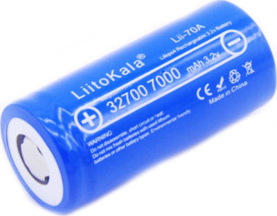 Акумулятор LiitoKala Lii-70A 32700 7000мАгод – Блакитний