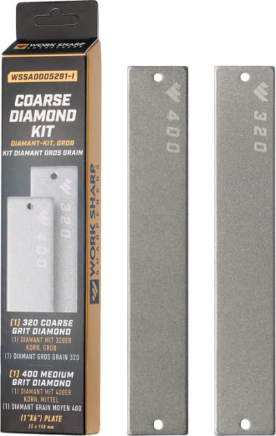 Набір змінних пластин Work Sharp Coarse Diamond (320/400) для точилки WSBCHPAJ-PRO, 2 шт.