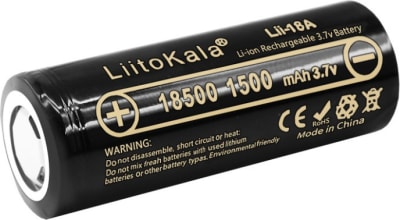 Акумулятор LiitoKala 18500 1500 мА·год