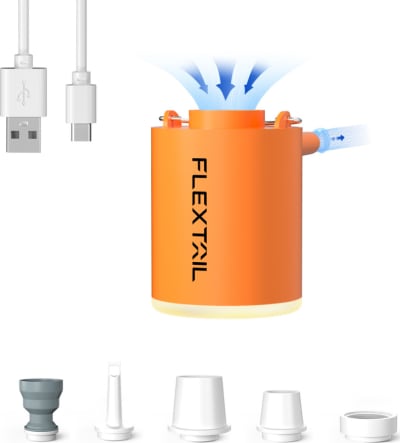Насос-ліхтар кемпінговий Flextail Tiny Pump Х – Помаранчевий