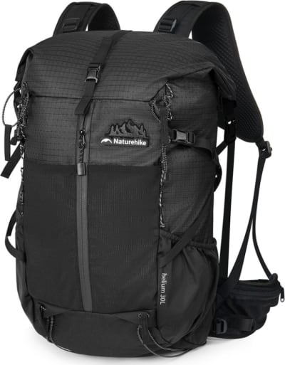 Рюкзак туристичний Naturehike Helium 30+, 30 л – Чорний